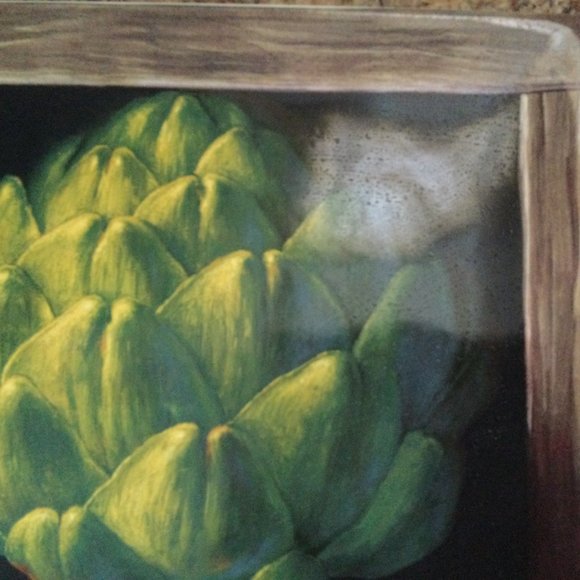 Jay Mercado certified international ceramic plate artichoke square 10" - Picture 4 of 8